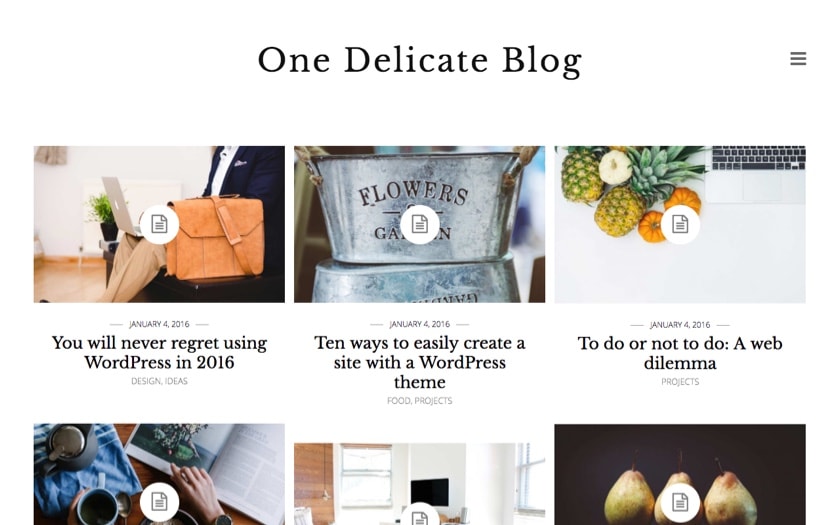 Delicate – By Binder PRO WordPress Theme